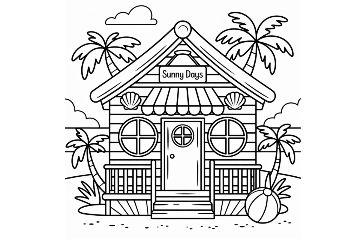 Tiny Homes Coloring Book - CraftNest - Digital Crafting and Art