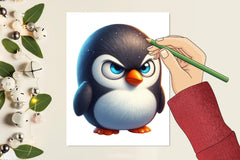 Angry Penguin Clipart Bundle 2 - CraftNest - Digital Crafting and Art