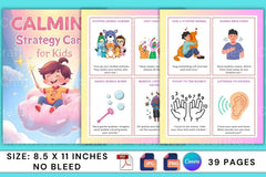 Calming Strategy Cards for Kids - CraftNest - Digital Crafting and Art