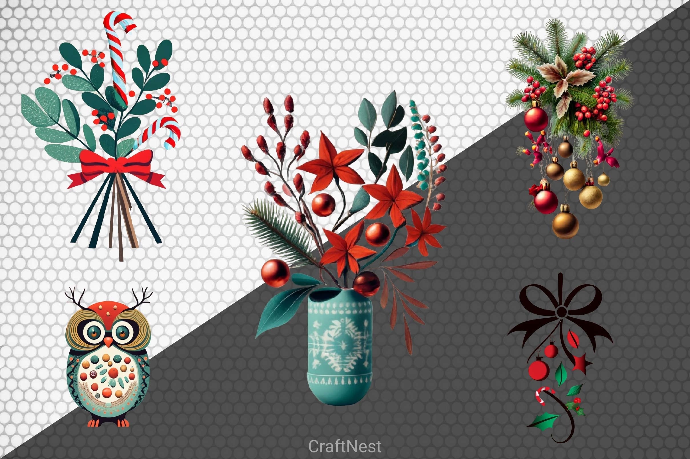 Christmas Clipart Bundle 90