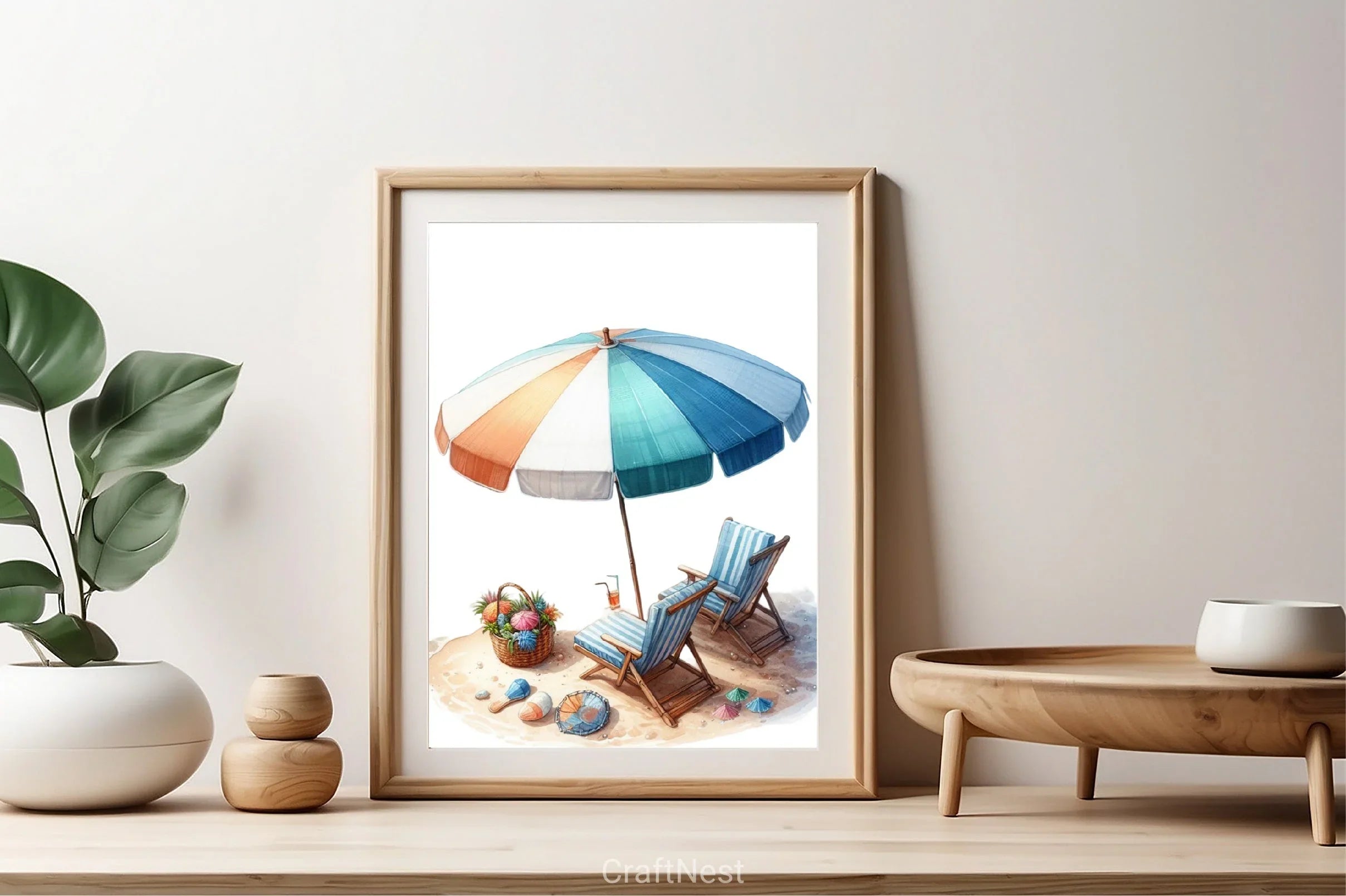 Chair Beach Clipart Bundle - CraftNest - Digital Crafting and Art