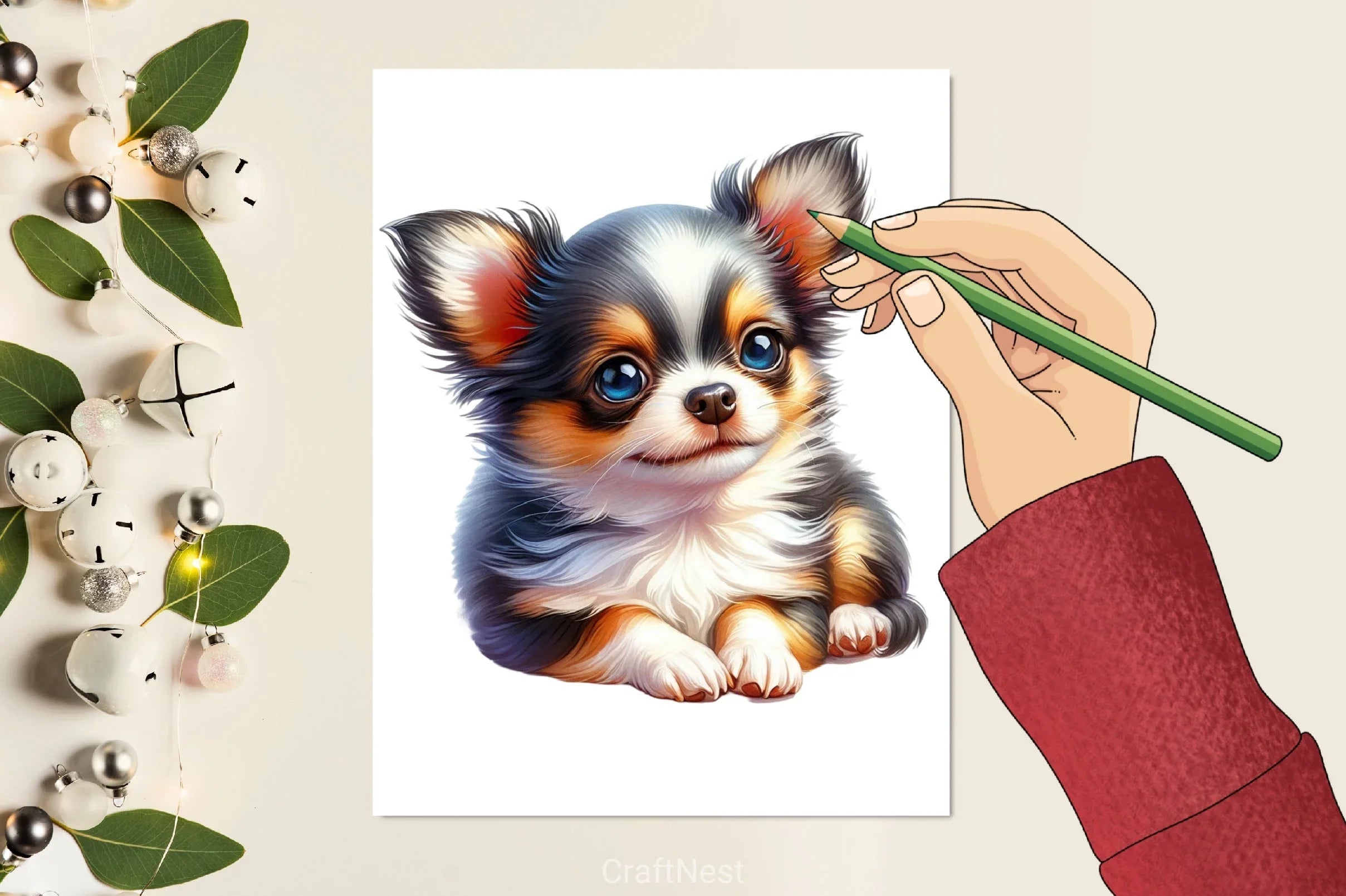Chihuahua Clipart Bundle - CraftNest - Digital Crafting and Art