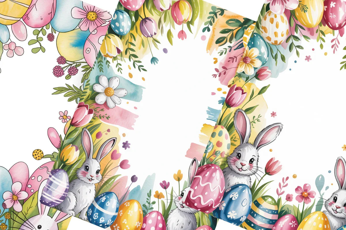 Bright Easter Junk Journal Papers - CraftNest - Digital Crafting and Art