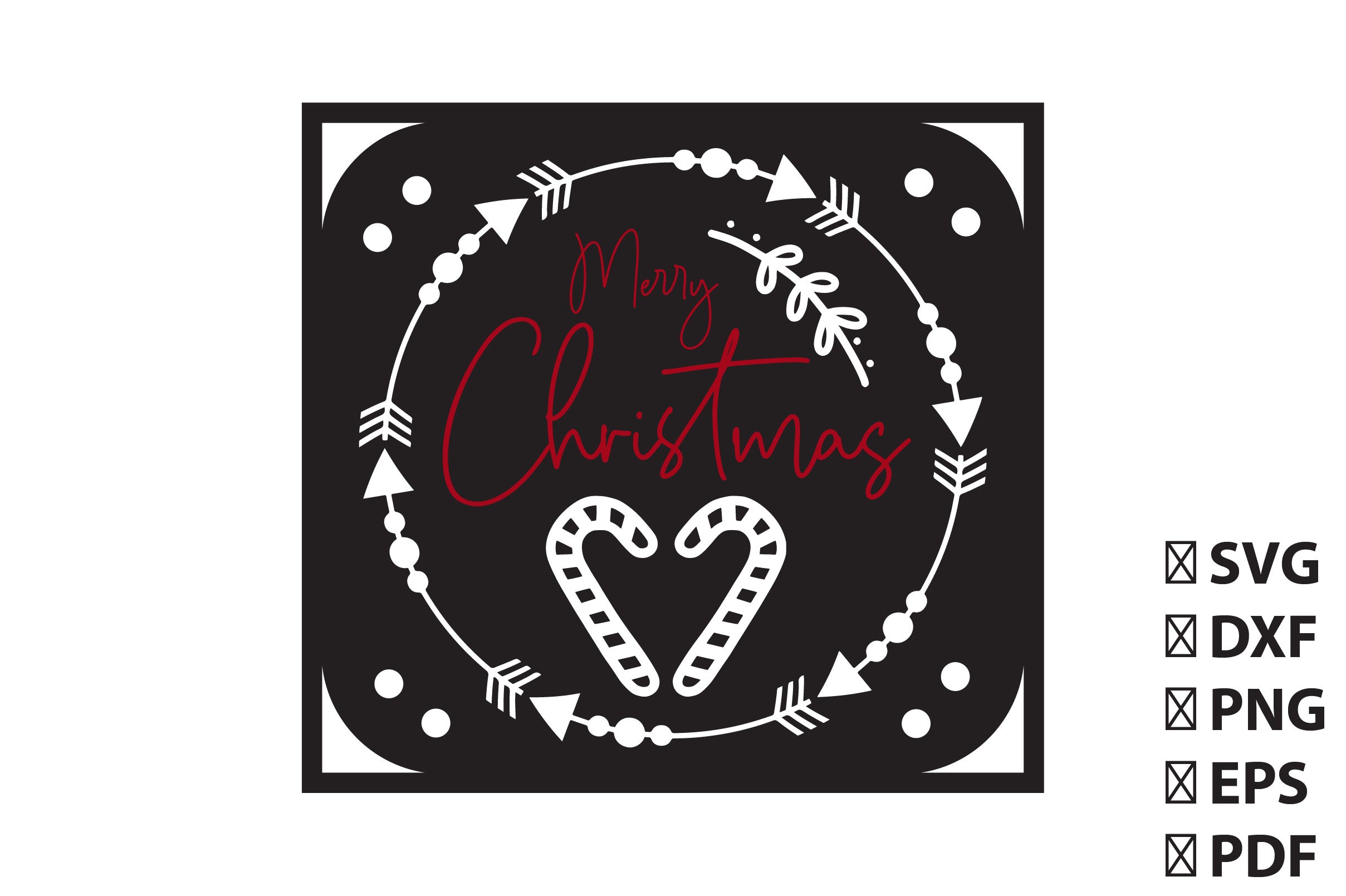 3D Christmas Insert Card Cutting Bundle 1