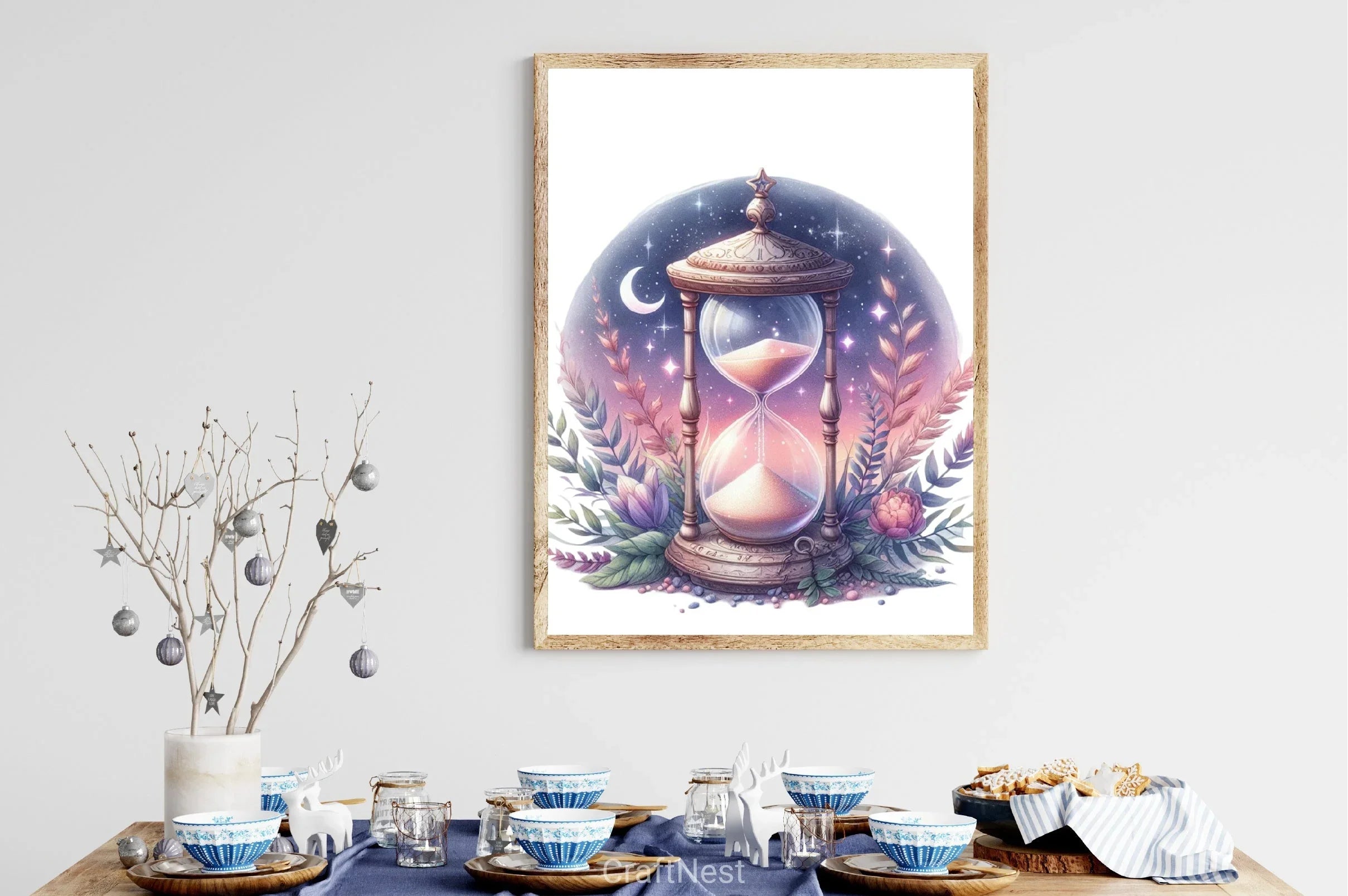 Watercolour Hourglass Clipart Bundle - CraftNest - Digital Crafting and Art