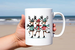 Christmas Reindeer Friends Clipart Bundle - CraftNest - Digital Crafting and Art