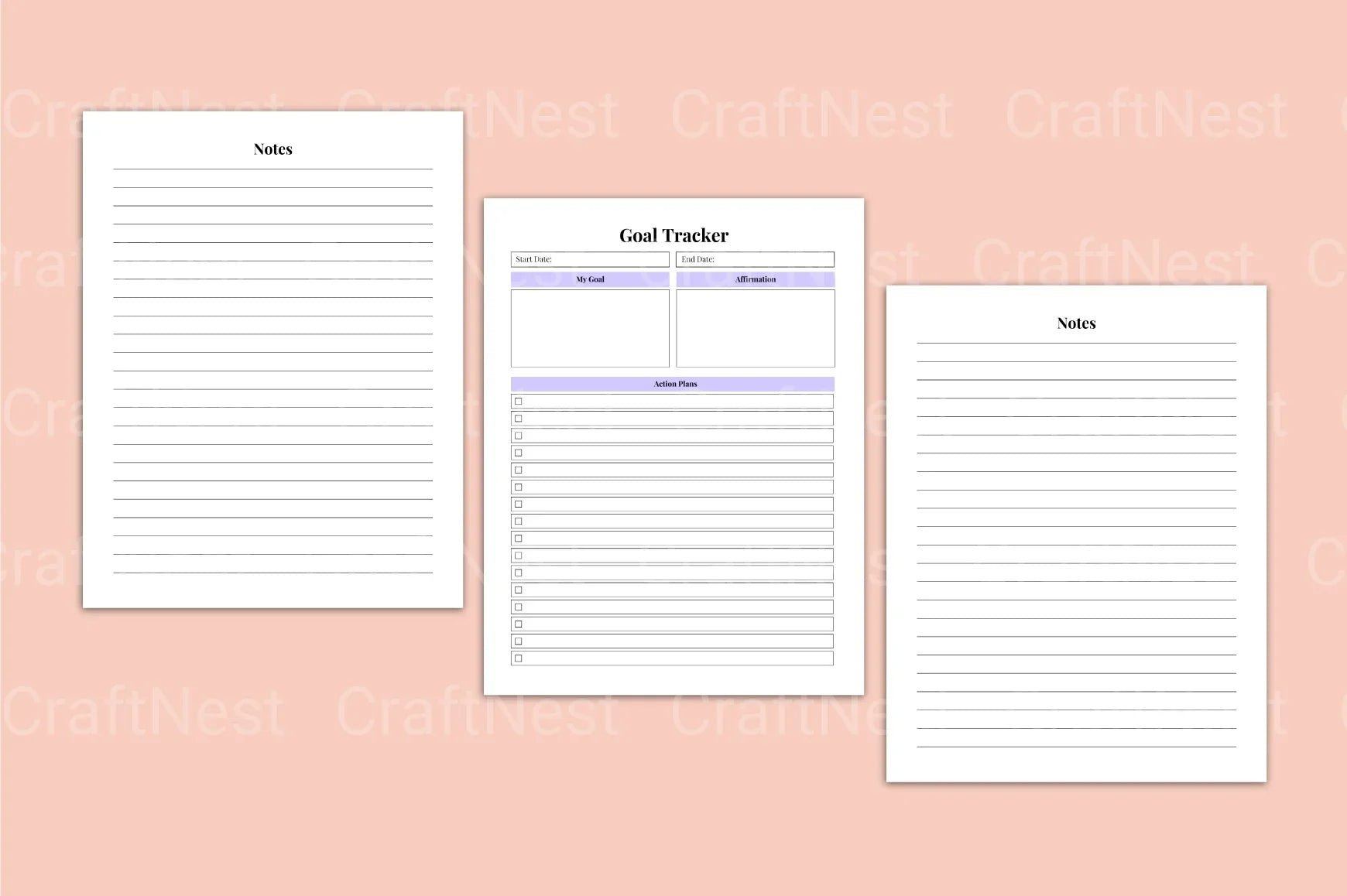 Goal Tracker Tool - CraftNest - Digital Crafting and Art