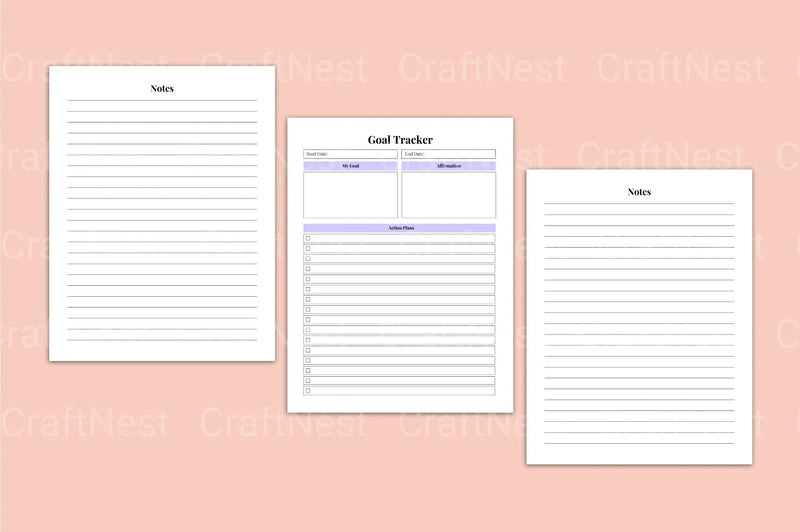 Goal Tracker Tool - CraftNest - Digital Crafting and Art