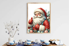 Retro Christmas Santa Clipart Bundle - CraftNest - Digital Crafting and Art