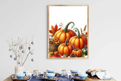 Pumpkin Flower Clipart Bundle - CraftNest - Digital Crafting and Art