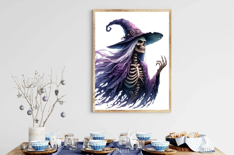 Halloween Necromancer Clipart Bundle - CraftNest - Digital Crafting and Art