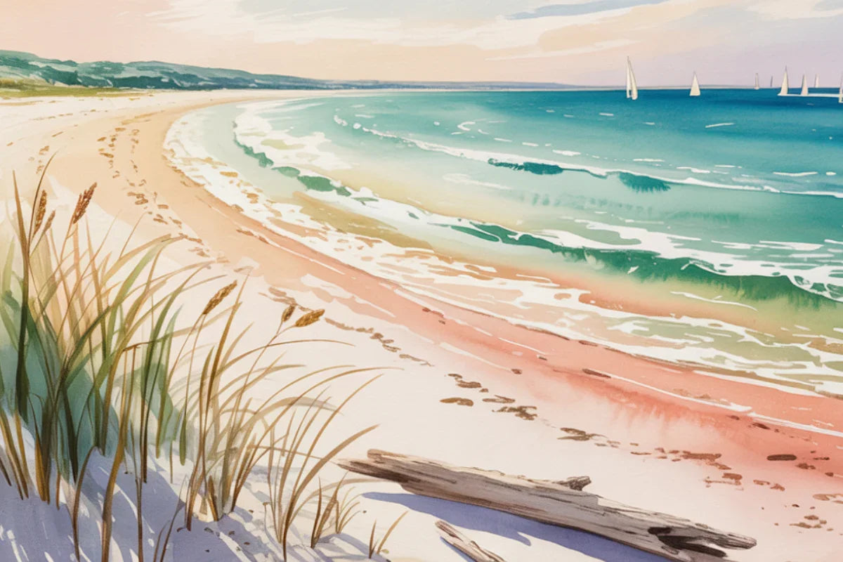 Beach Scenes Background Papers - CraftNest - Digital Crafting and Art