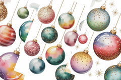 Christmas Baubles Junk Journal Papers - CraftNest - Digital Crafting and Art