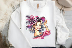 Mardi Gras Girl Clipart Bundle 6 - CraftNest - Digital Crafting and Art