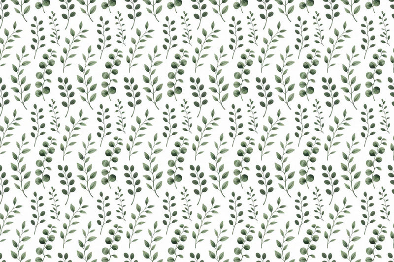 Eucalyptus and Leafy Branches Seamless Papers - CraftNest - Digital Crafting and Art