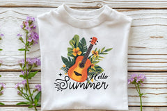 Hello Summer Guitar Clipart Bundle - CraftNest - Digital Crafting and Art
