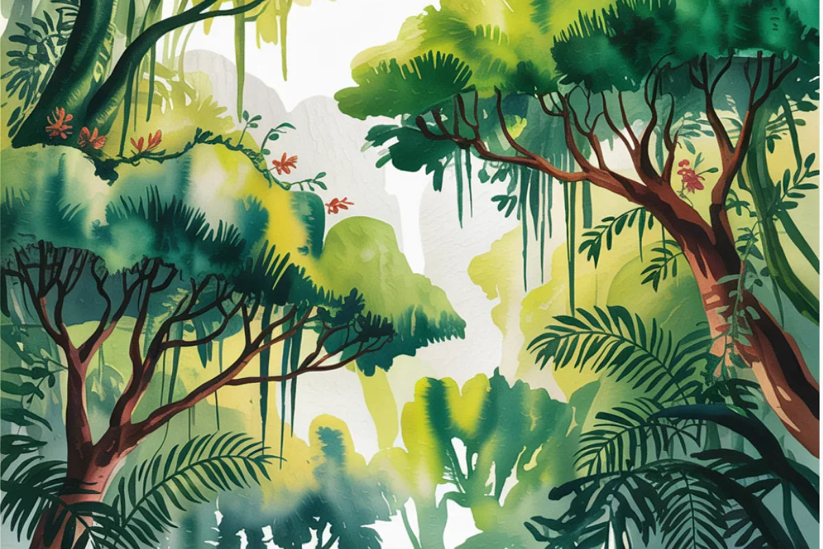 Rainforest Views Background Papers - CraftNest - Digital Crafting and Art
