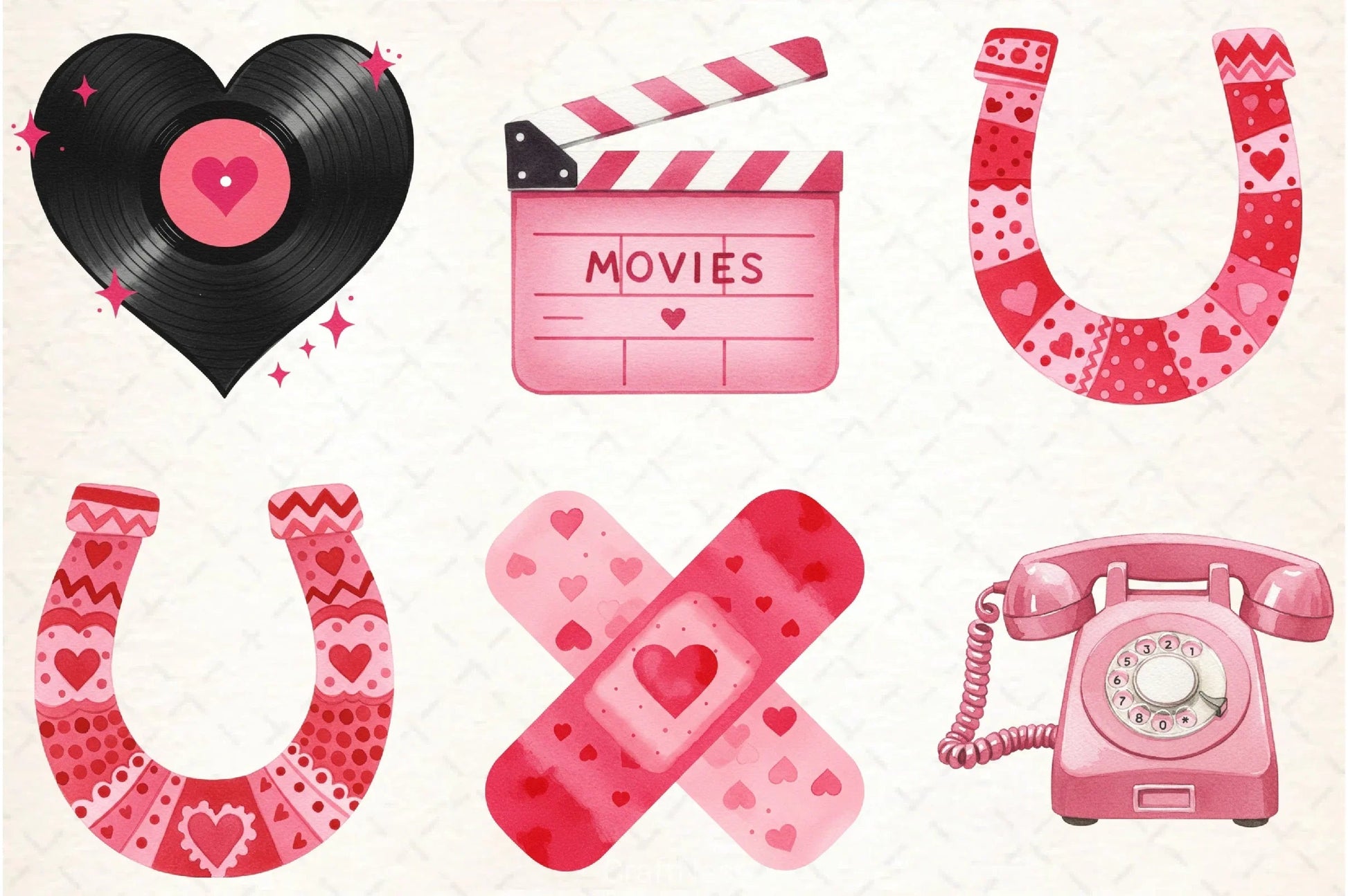 Valentine's Day Clipart Bundle  2 - CraftNest - Digital Crafting and Art