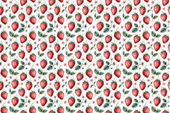 Strawberry Blooms Seamless Papers - CraftNest - Digital Crafting and Art