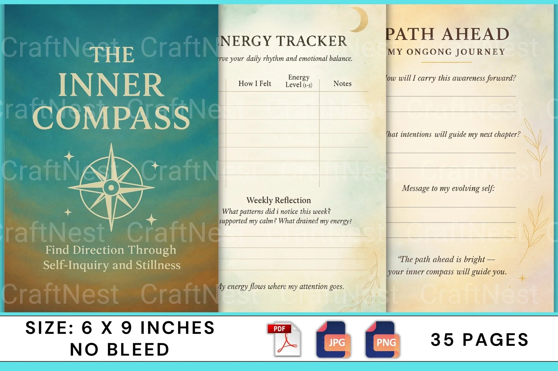 The Inner Compass: A Guide to Self-Discovery - CraftNest - Digital Crafting and Art