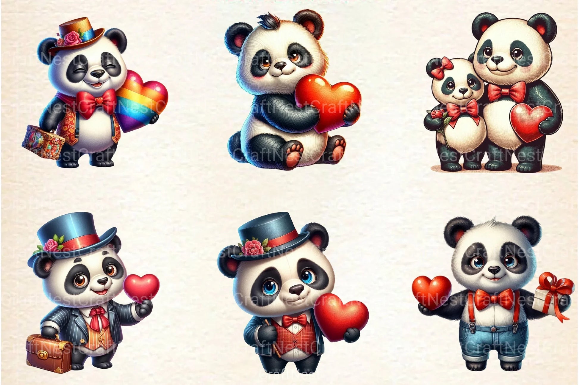 Valentine Koala Clipart Bundle 1 - CraftNest - Digital Crafting and Art