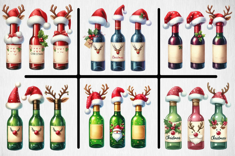 Beer Christmas Funny Clipart Bundle - CraftNest - Digital Crafting and Art