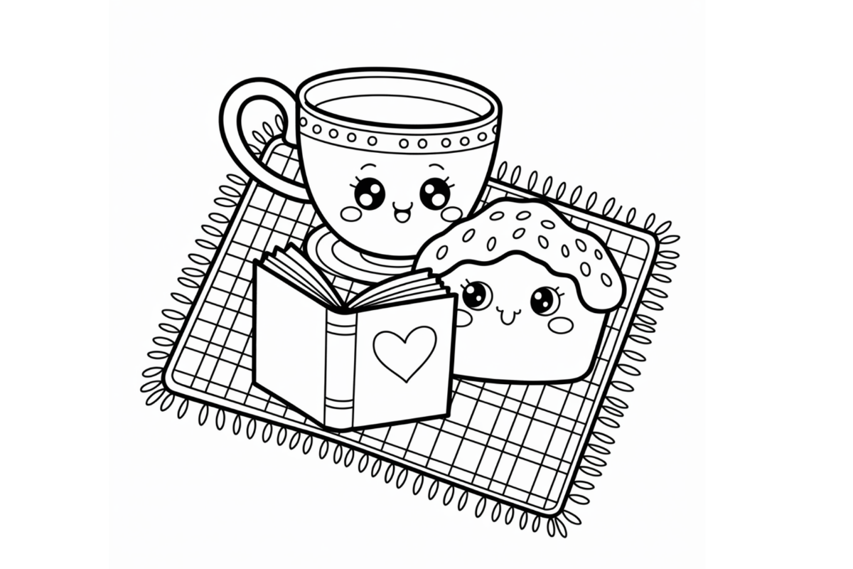 Sips & Treats Coloring Book - CraftNest - Digital Crafting and Art