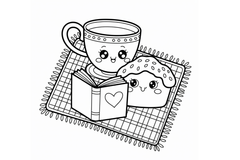 Sips & Treats Coloring Book - CraftNest - Digital Crafting and Art