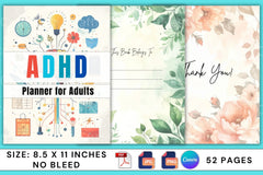ADHD Planner for Adults - CraftNest - Digital Crafting and Art