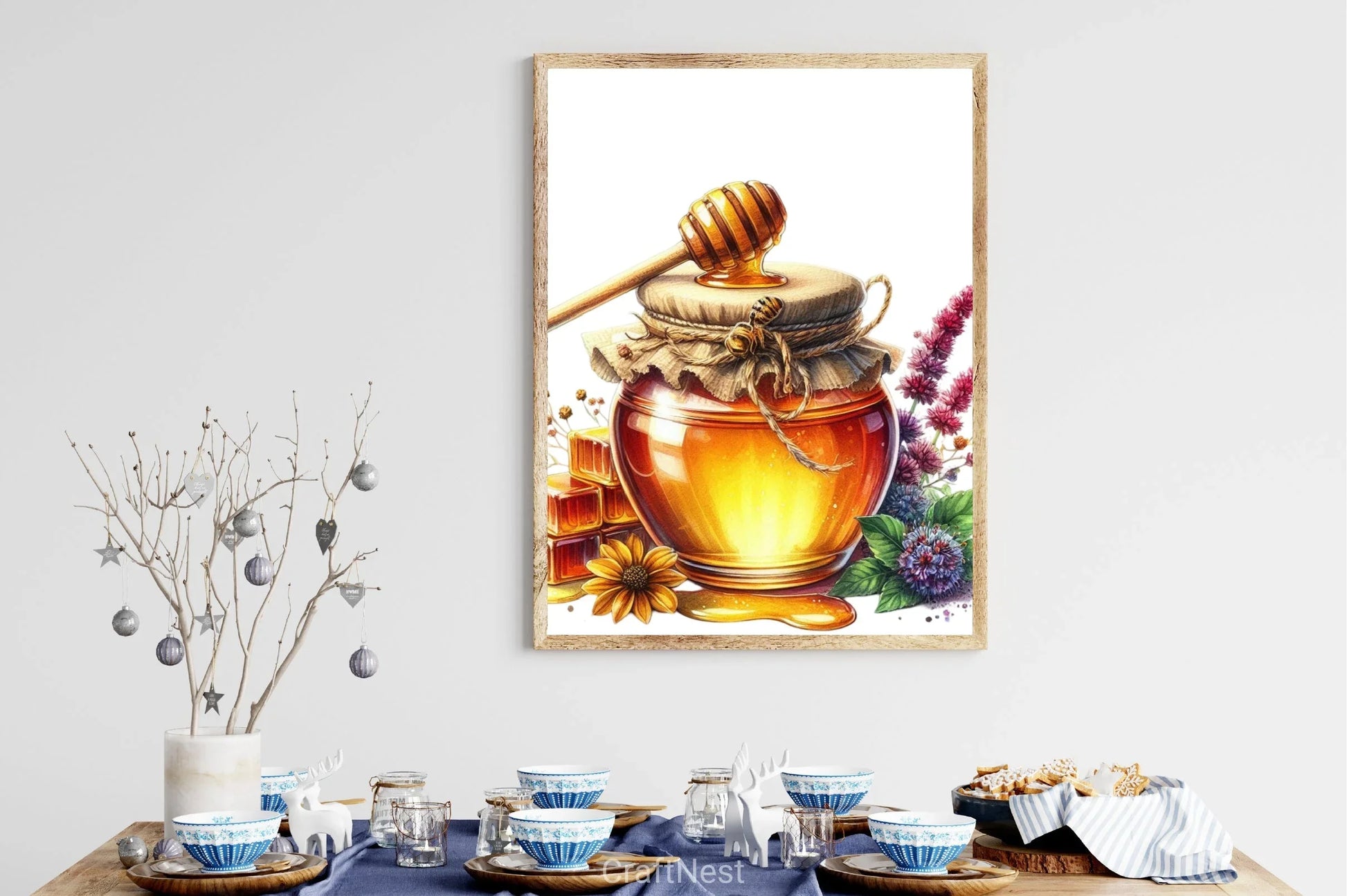 Bee Honey Clipart Bundle - CraftNest - Digital Crafting and Art