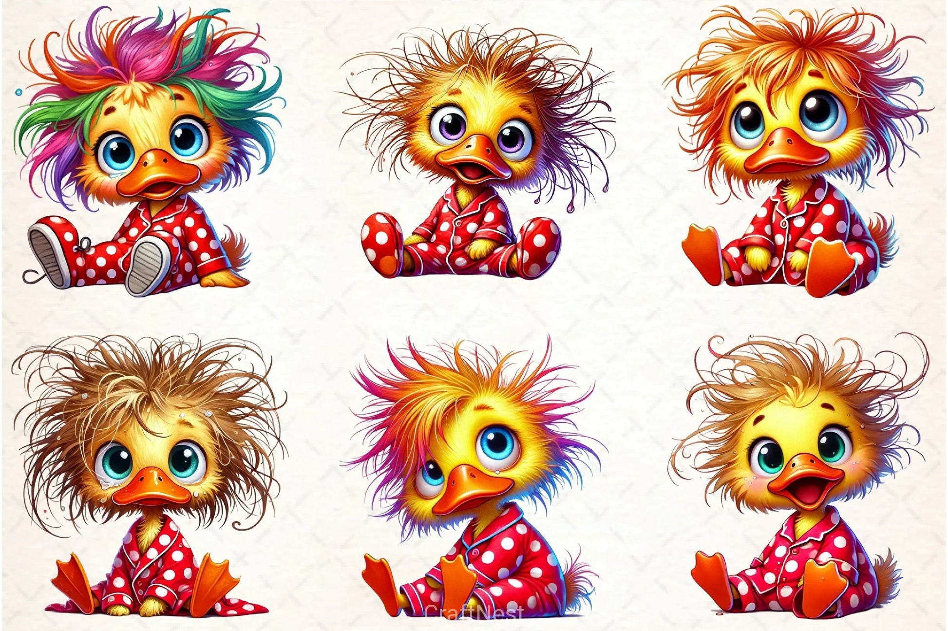 Funny Duck Clipart Bundle - CraftNest - Digital Crafting and Art