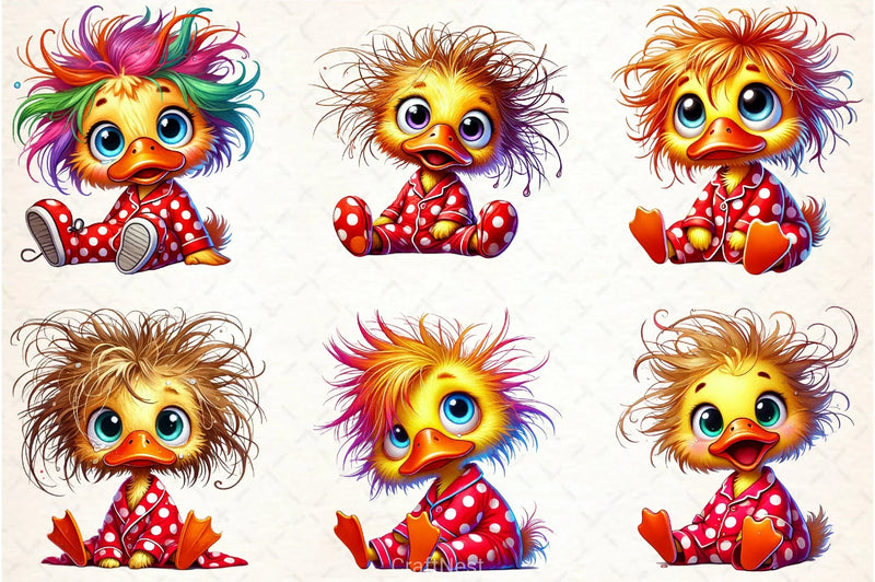 Funny Duck Clipart Bundle - CraftNest - Digital Crafting and Art