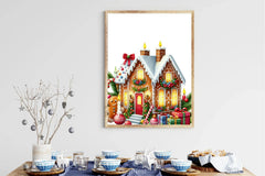 Christmas House Clipart Bundle 5 - CraftNest - Digital Crafting and Art