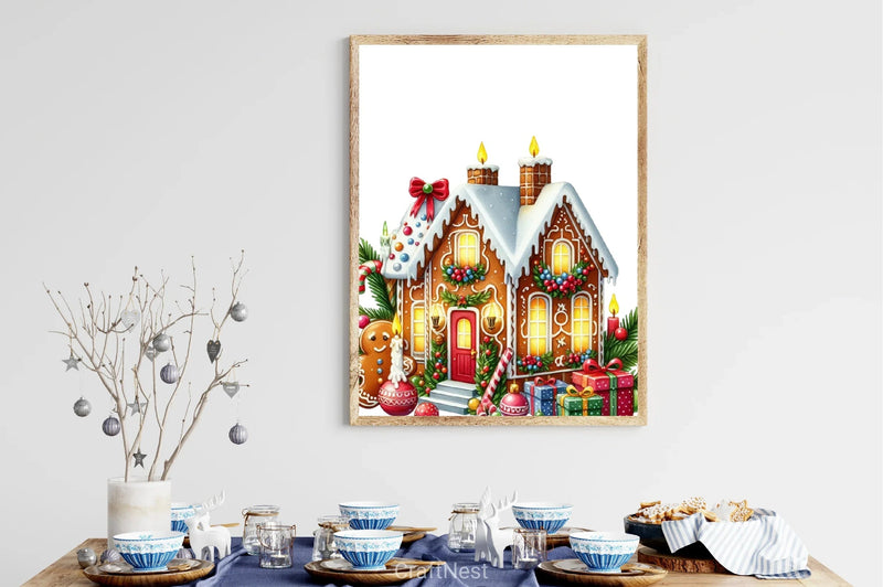 Christmas House Clipart Bundle 5 - CraftNest - Digital Crafting and Art