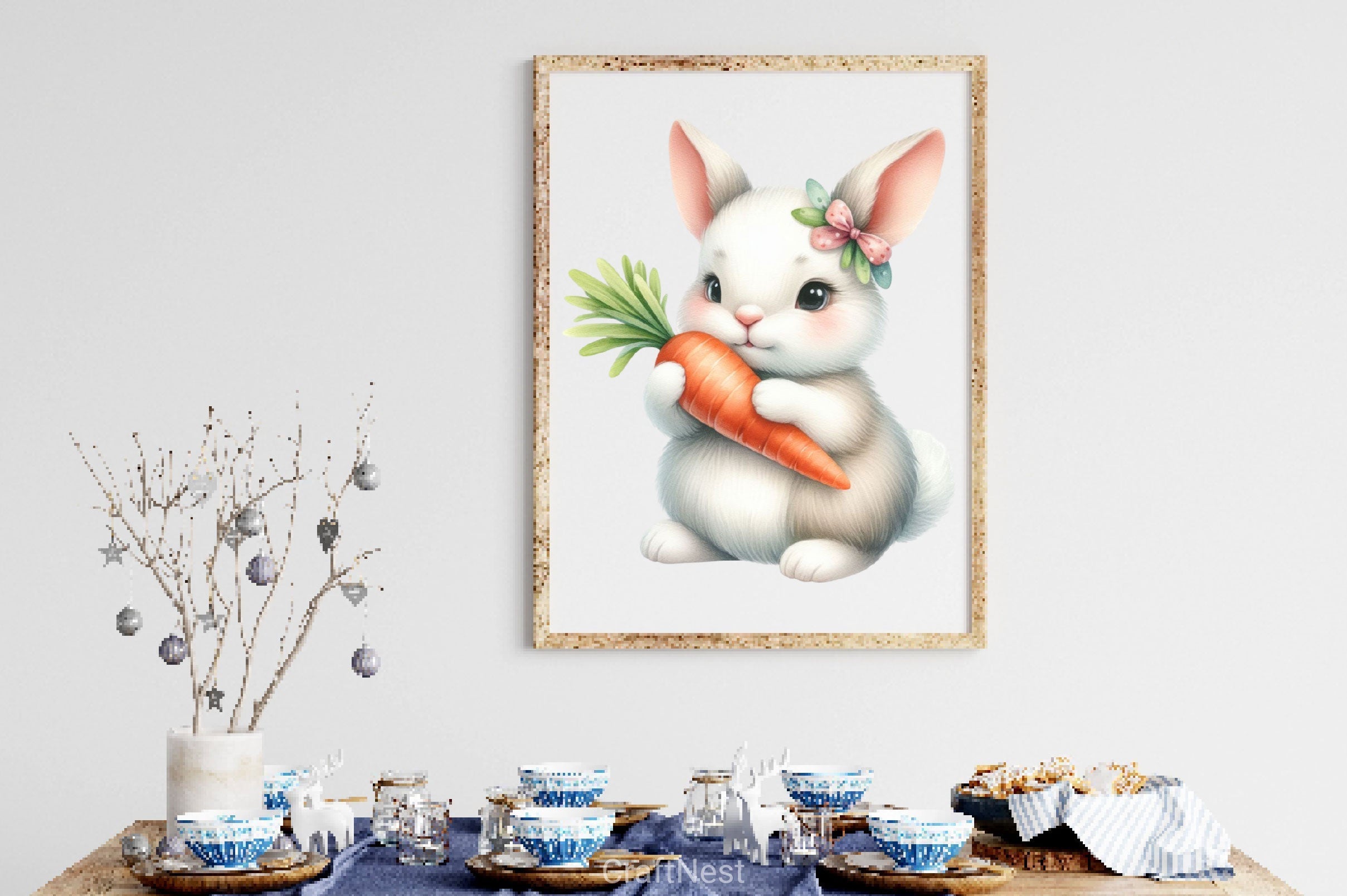 Easter Bunny Clipart Bundle 19