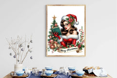 Christmas Pin Up Girls Clipart Bundle - CraftNest - Digital Crafting and Art