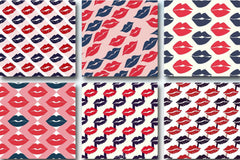 Kisses Xoxo Love Digital Paper - CraftNest - Digital Crafting and Art