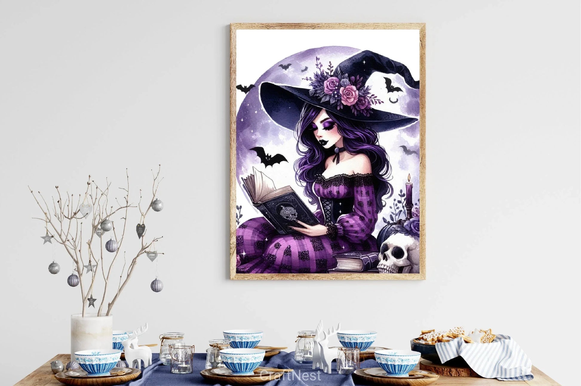 Halloween Witch Girl Clipart Bundle 6 - CraftNest - Digital Crafting and Art