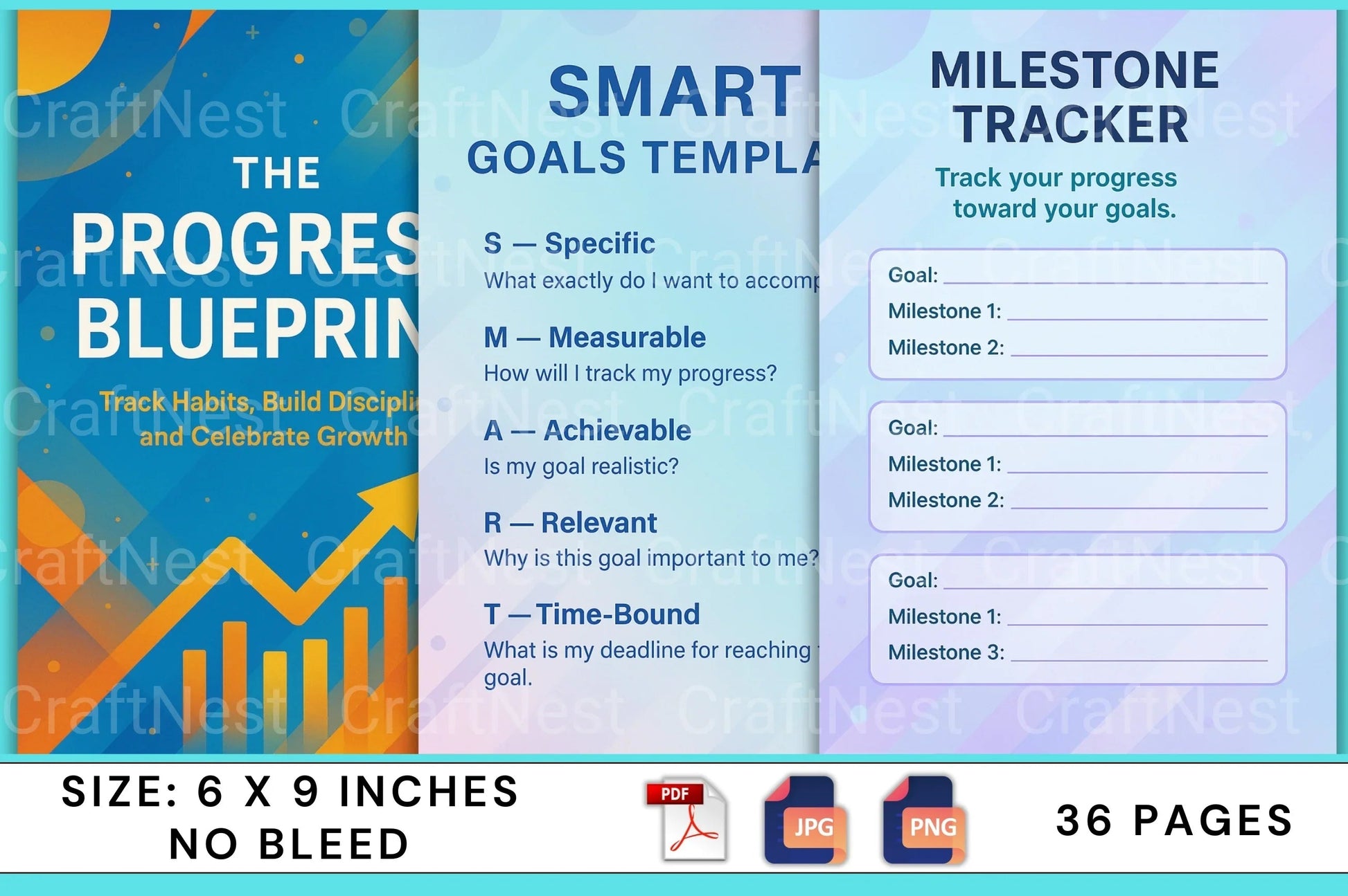 The Progress Blueprint: Achieve Your Goals Efficiently - CraftNest - Digital Crafting and Art