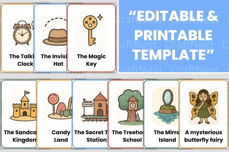 Imagination Cards for Kids - CraftNest - Digital Crafting and Art