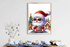 Driver Santa Clipart Bundle - CraftNest - Digital Crafting and Art