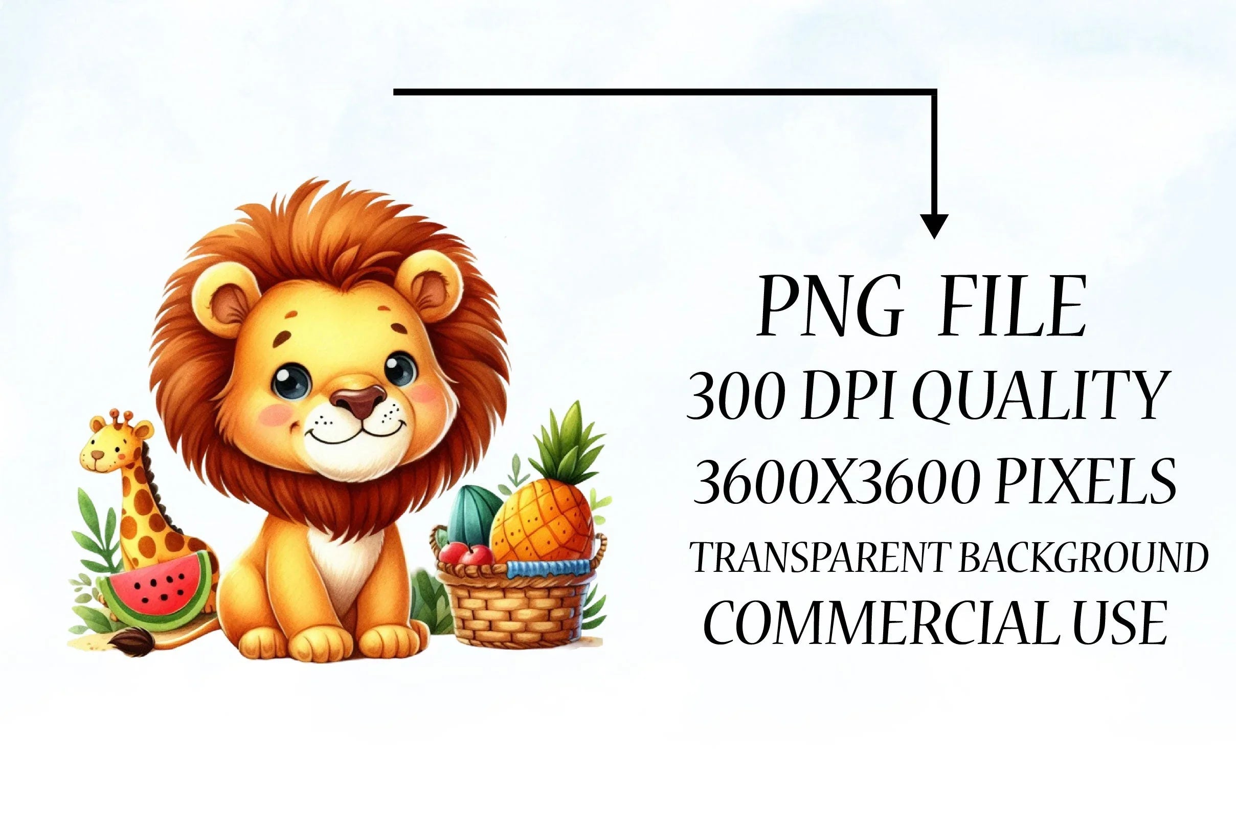 Happy Lion Clipart Bundle - CraftNest - Digital Crafting and Art