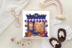 Halloween Storefront Clipart Bundle - CraftNest - Digital Crafting and Art