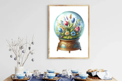 Easter Snow Globe Clipart Bundle - CraftNest - Digital Crafting and Art