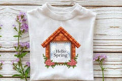 Hello Spring Window Clipart Bundle - CraftNest - Digital Crafting and Art