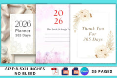 Planner 365 Days: Your Ultimate Yearly Organizer - CraftNest - Digital Crafting and Art