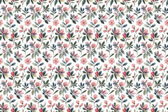 Soft Watercolor Flowers Seamless Papers - CraftNest - Digital Crafting and Art
