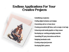 Traditional Witch Clipart - CraftNest