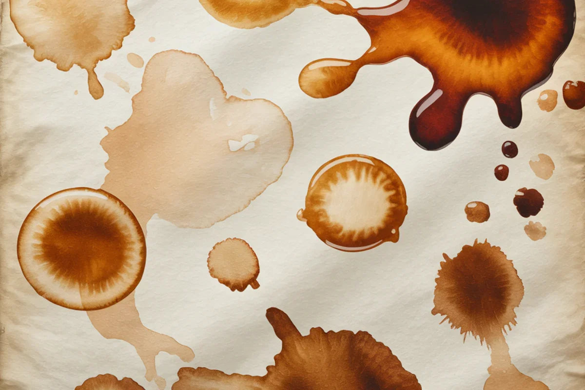 Coffee Stains Background Papers - CraftNest - Digital Crafting and Art