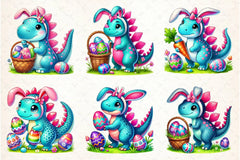 Easter Dragons Clipart Bundle - CraftNest - Digital Crafting and Art